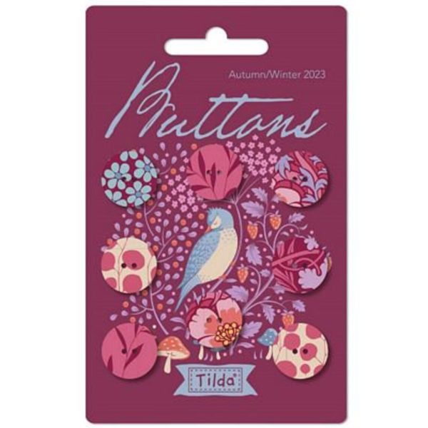 Hibernation by Tilda Fabrics - Buttons 8pc 400059 16mm Cheap