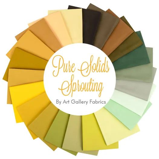 Art Gallery Pure Solids Fat Quarter Pack - Sprouting Edition CB-PFQ501 Hot on Sale