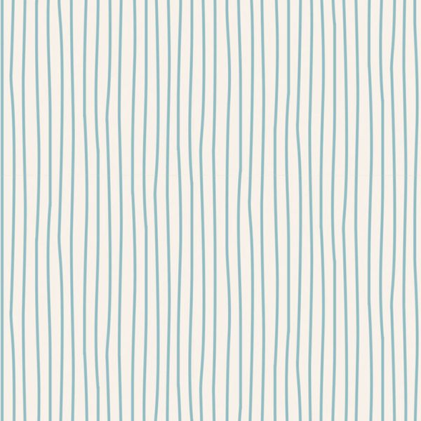 Basics by Tilda Fabrics - Pen Stripe Light Blue 130032 on Sale