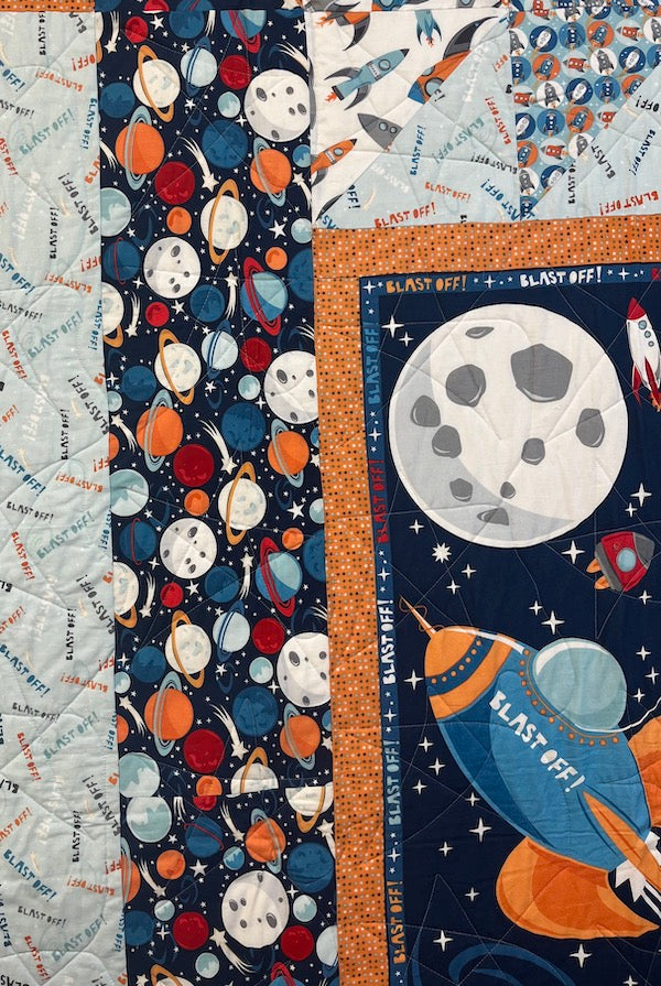 Blast Off - Finished Quilt Hot on Sale