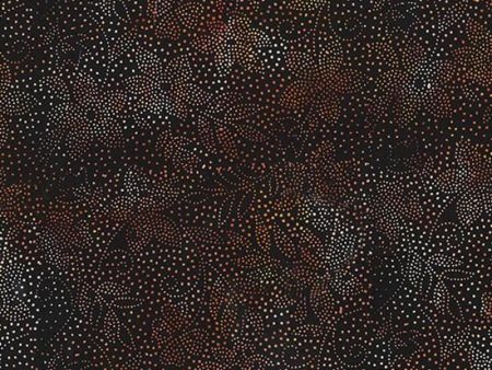 Bali Batiks by Hoffman - Dotty Floral Chai Tea 2439-415 Online Sale