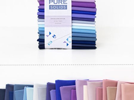 Art Gallery Pure Solids Fat Quarter Pack - Crystallizing Edition CB-PFQ506 Hot on Sale