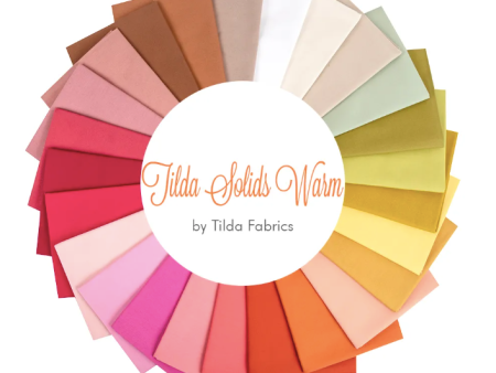 Basics by Tilda Fabrics - Solid FQ pack 25pcs 300179 Warm For Discount