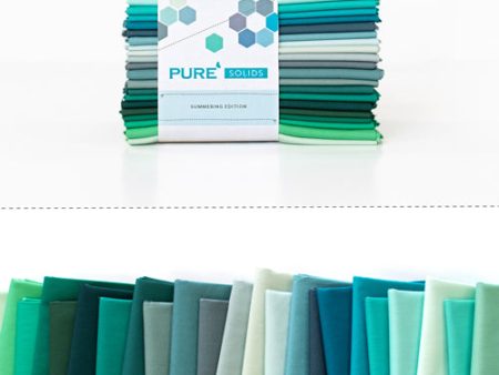 Art Gallery Pure Solids Fat Quarter Pack - Summering Edition CB-PFQ503 Cheap