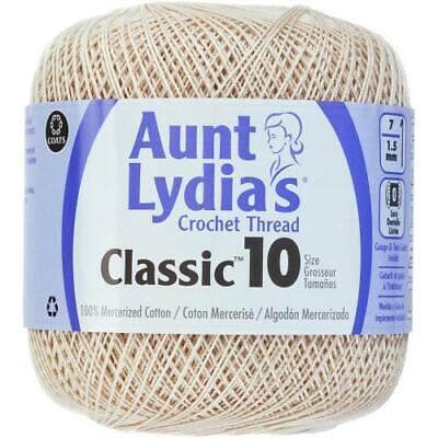 Aunt Lydia s Crochet Thread Classic 10 - Ecru Supply