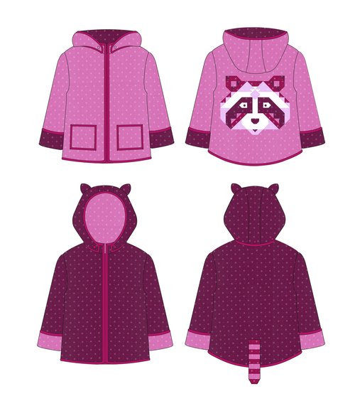 Bound Co Pattern - Little Raccoon Coat Hot on Sale