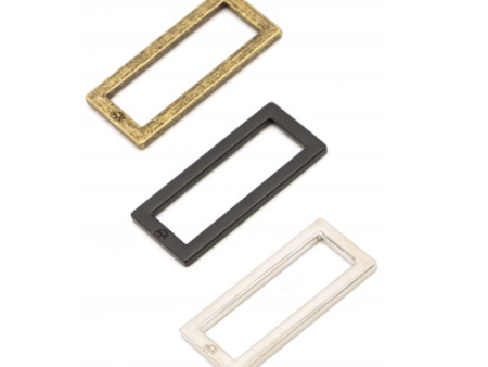 BY ANNIE HARDWARE - 1.5  Flat Rectangle Rings Online now