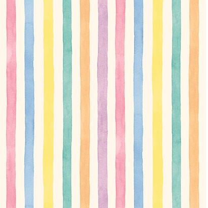 Bake Sale Fabric by Michael Miller - Frosted Stripes - Multi Online now