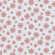 Alpine Ski 6385-98 Snowflakes Gray Red on Sale