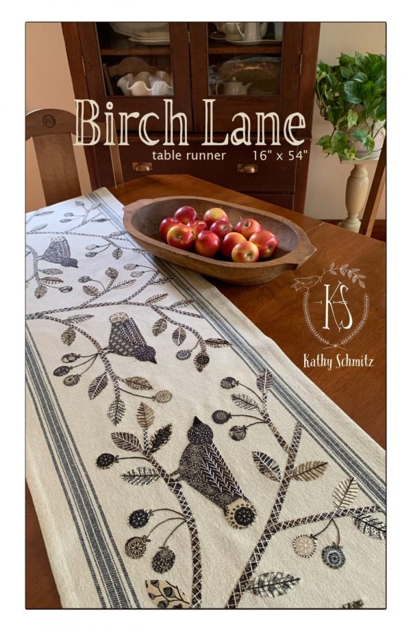 Birch Lane Table Runner Pattern by Kathy Schmitz Online now