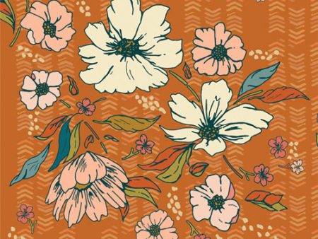 Art Gallery Flannel - Gloria F-44310 Olden Bouquets Discount