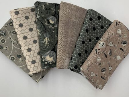 Basic Grey Boudoir fat Quarter Pack - 6pc Hot on Sale