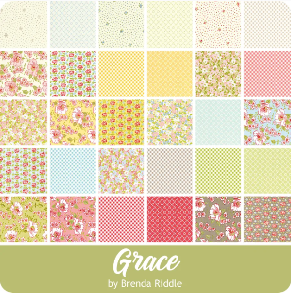 Brenda Riddle Designs for Moda - Grace - Mini Charm Hot on Sale