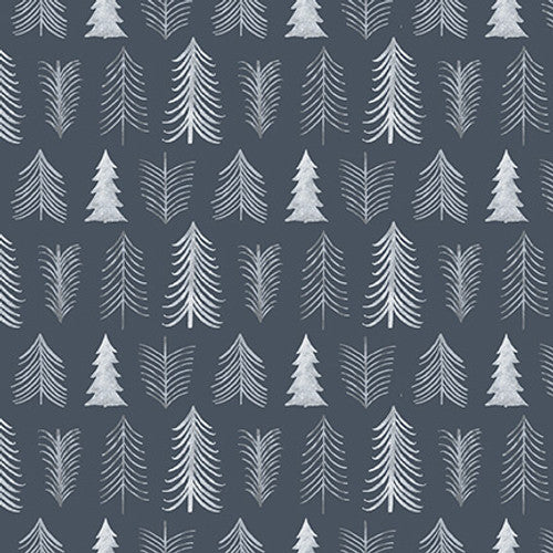 Alpine Ski 6387-79 Trees Dark Slate Blue For Discount