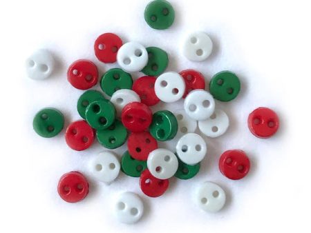 Buttons Galore - 1801 Christmas Micro Tiny Buttons Online