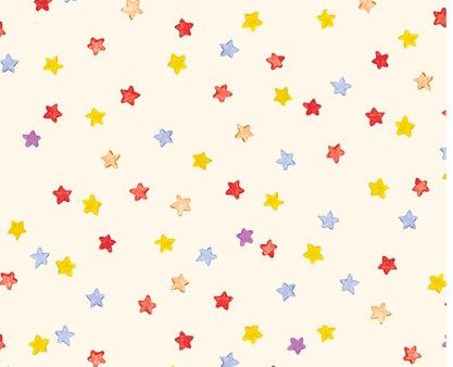 Bake Sale Fabric by Michael Miller - Sugar Stars - Cream For Sale