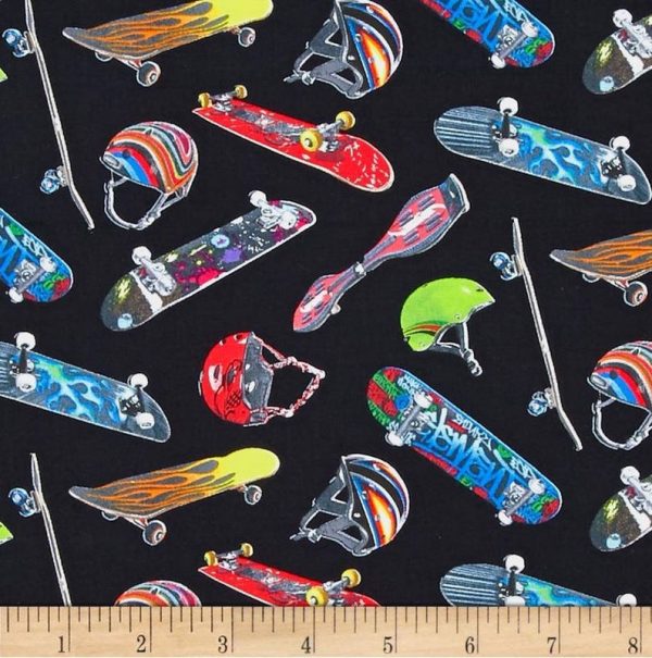 Black Skateboard Fabric For Cheap