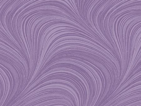 Benartex Wave Texture 108  Flannel Wide Quilt Back 12966WF-71 Violet For Sale