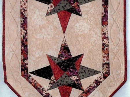 Absolutely Obsessed Pattern - Interlocking Star Table Runner Hot on Sale