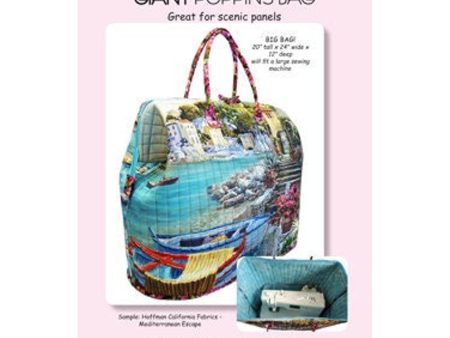 Aunties Two Pattern - Giant Poppins Bag Pattern with Frame Hot on Sale