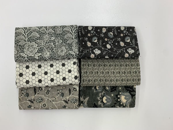 Basic Grey Boudoir Fat Quarter Pack 6 pc Fashion