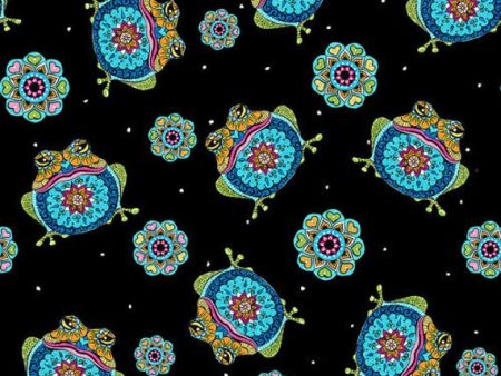 BLANK FABRIC - Mandala Tango Frog Online Hot Sale